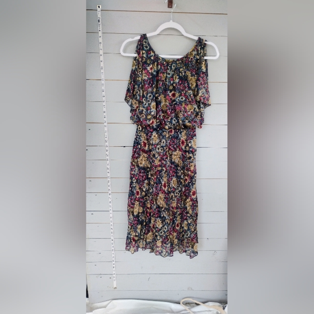 Floral Asymmetrical Dress
